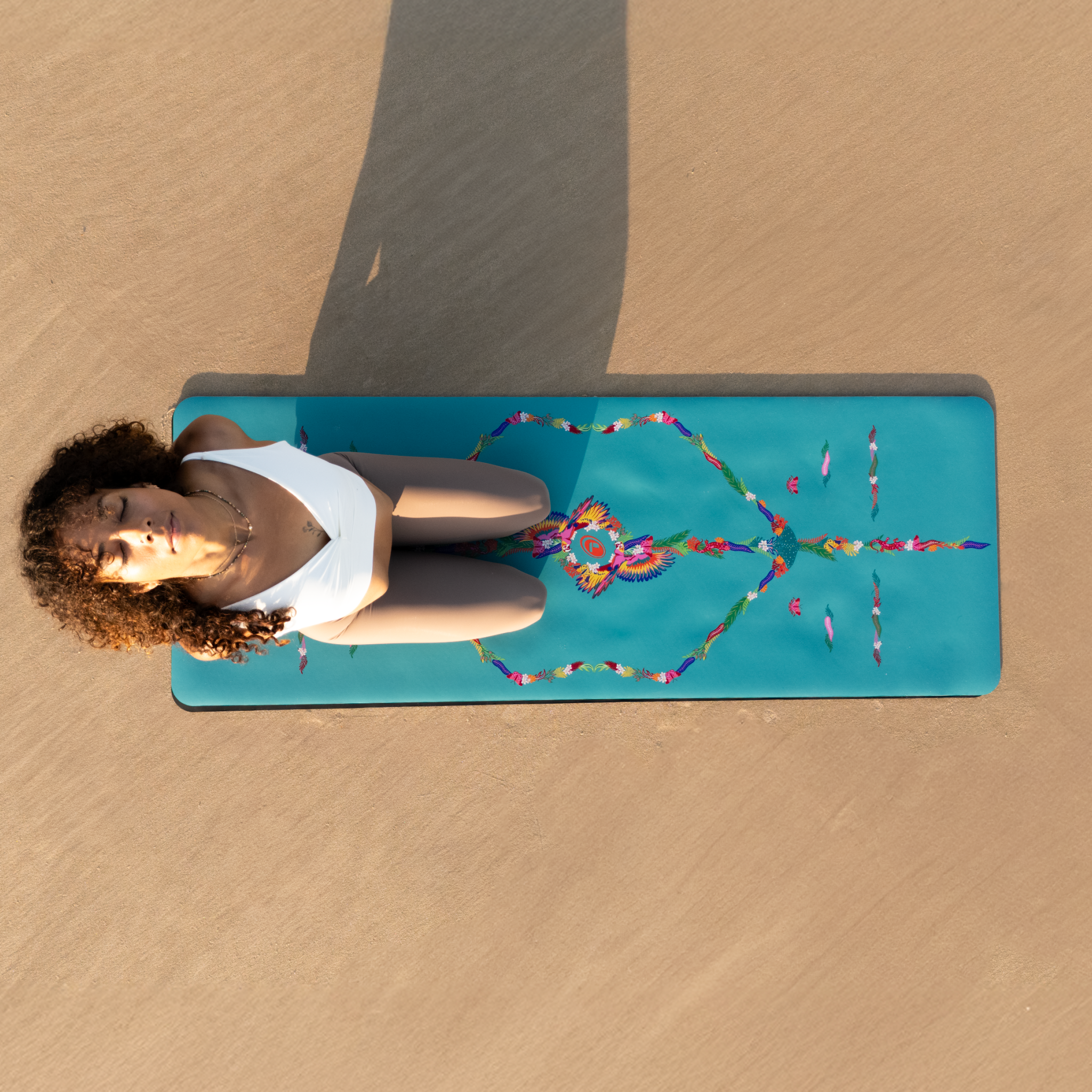 ヨガマット- LIFORME BLUE SKY RAINBOW YOGA MAT Liforme Rainbow Travel Yoga Mat | Liforme